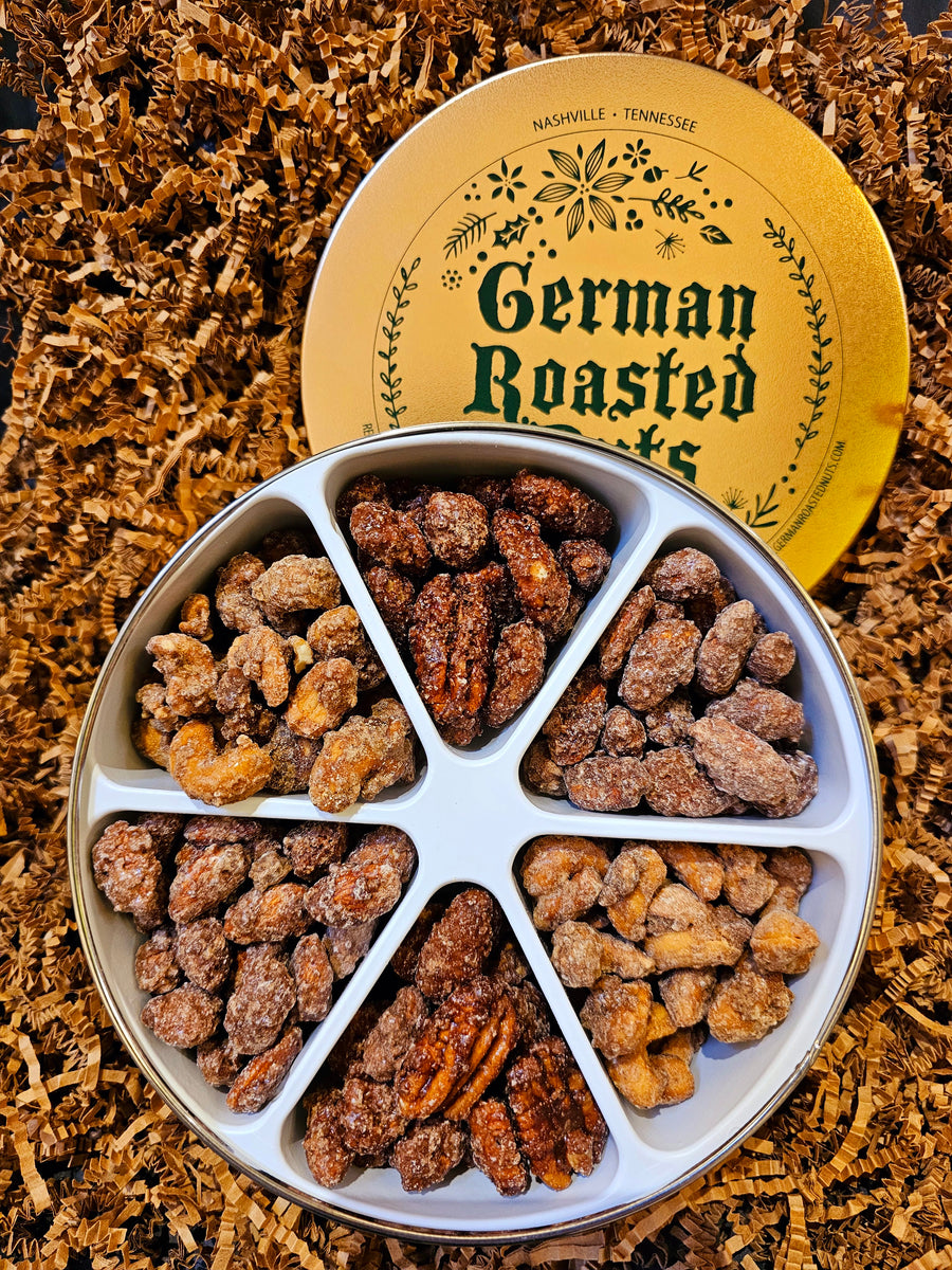 Custom Printed Tin The German Roasted Nuts Company